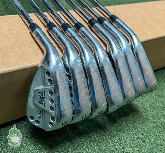Used LH PXG 0311P Forged Gen 3 Irons 4-PW Project X LZ 120g Stiff Flex Golf Set