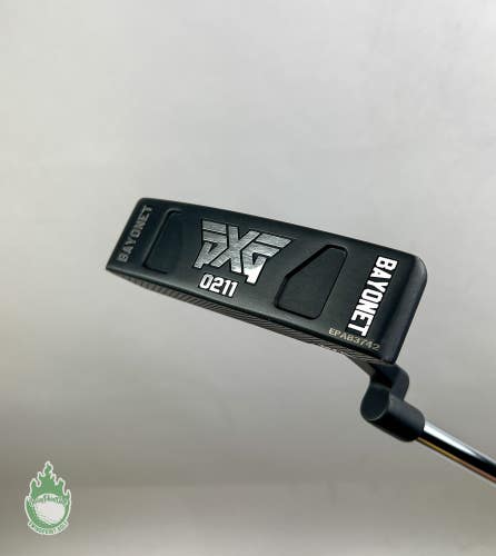 Used Left Handed PXG 0211 Bayonet 35" Putter Steel Golf Club w/ Headcover