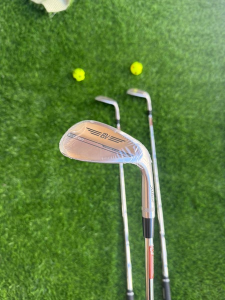 Men's 2024 Titleist Vokey SM10 Tour Chrome Right Handed Wedge Flex 52, 54, 56 Degree Steel Shaft