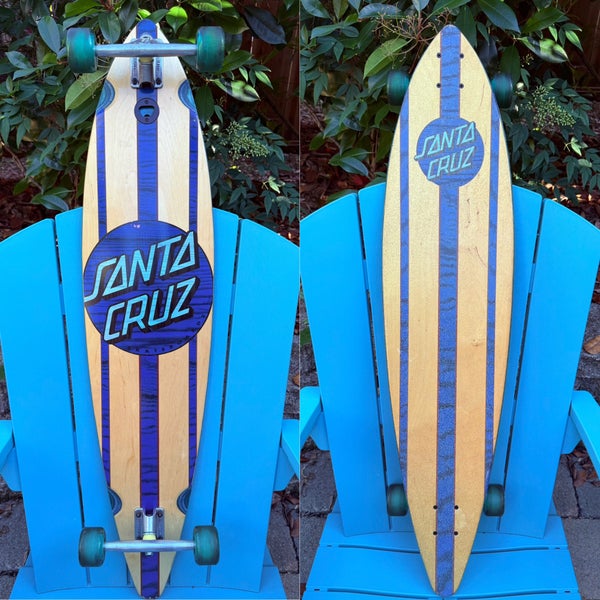 Santa Cruz Skateboards Complete Pintail Longboard Skateboard - 43” Bullet Trucks