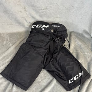 Black Junior Small CCM QLT Hockey Pants (Used)