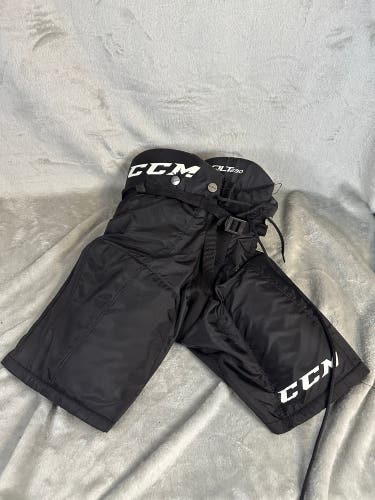 Black Junior Small CCM QLT Hockey Pants (Used)