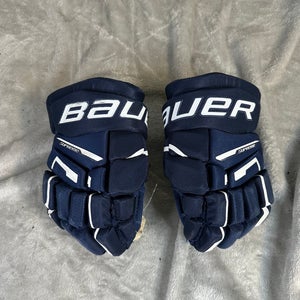 Blue Bauer Supreme Mach Gloves 10" (Used)