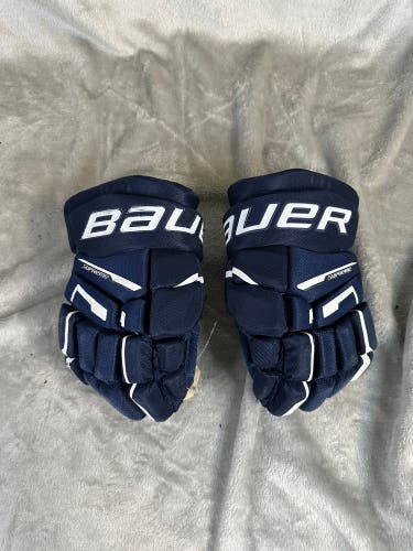 Blue Bauer Supreme Mach Gloves 10" (Used)