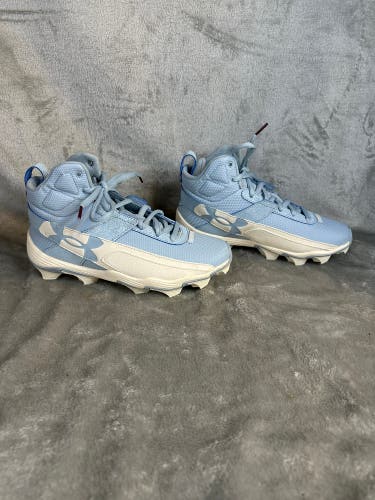 Blue Youth 5.5Y Youth Under Armour Bryce Harper High Top Molded Cleats (Used)