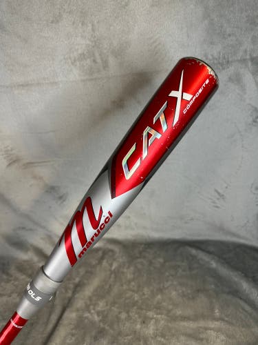 2023 Marucci CAT X Composite Bat USSSA Certified (-10) Composite 18 oz 28" (Used)