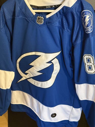 Kucherov Lighning Jersey -  Large Men's Adidas Jersey (Used)
