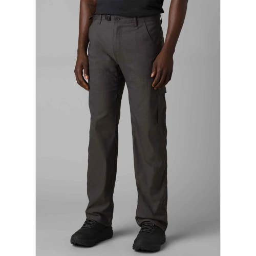 Prana Stretch Zion II Pants Mens 30x32 Dark Iron Straight Cargo Pockets DDR2418
