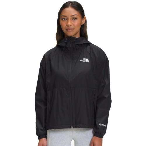 The North Face Hydrenaline Jacket Womens Medium Black Hooded Long Sleeve FROG186