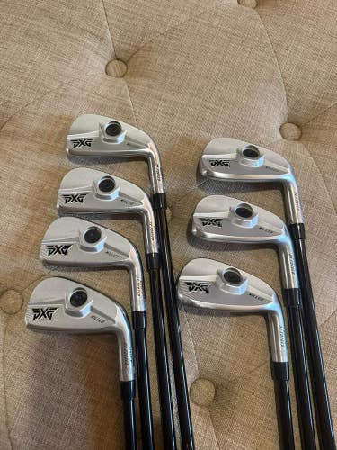 PXG 0317 T Iron Set 4-PW MMT 125g TX Extra Stiff Flex +1/2 NICE