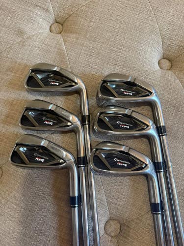 Taylormade M4 Iron Set 5-PW KBS Max Stiff Flex STD NICE