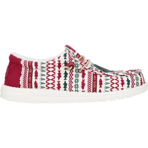 Hey Dude Wally Merry Fishmas 43485-6WE Men's 8 Multicolor Casual Shoes HAWK3214