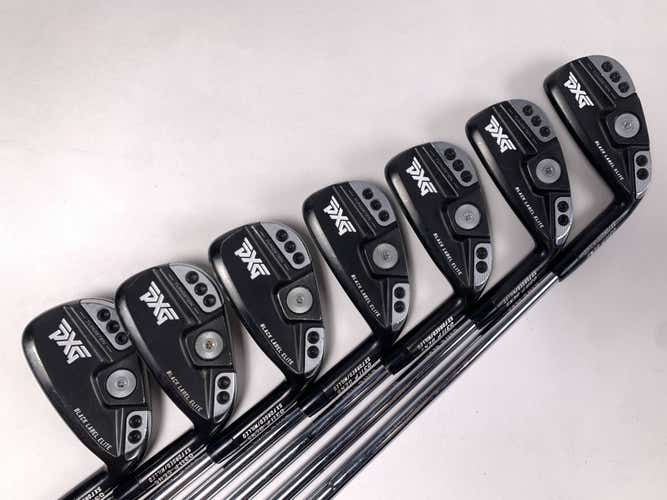 PXG 0311 XP GEN5 Xtreme Dark Iron Set 4-PW KBS Tour 120g Stiff Steel Mens RH