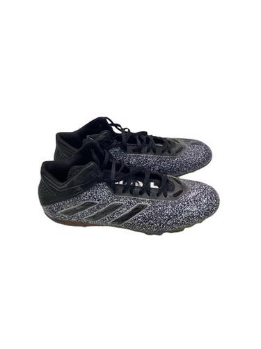 Used Adidas Adult FB Cleats Black And White Senior 13 11347-S000268785