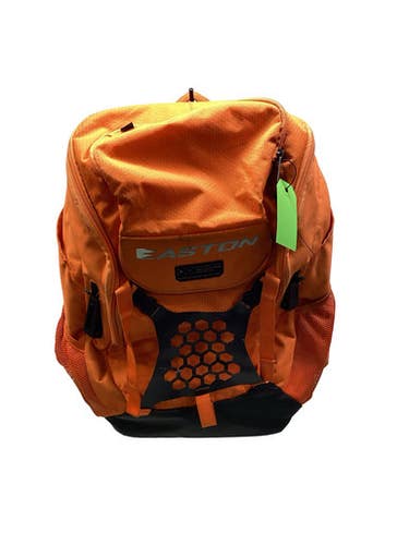 Used Easton 2 BAT BACK PACK ORANGE BB/SB Player Backpack Orange 11347-S000268779