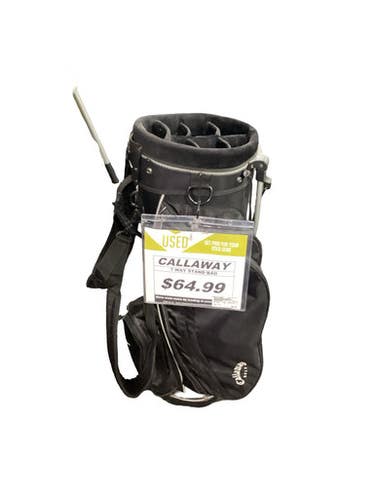 Used Callaway 7 WAY STAND BAG Mens Stand Bag Black 11347-S000268723