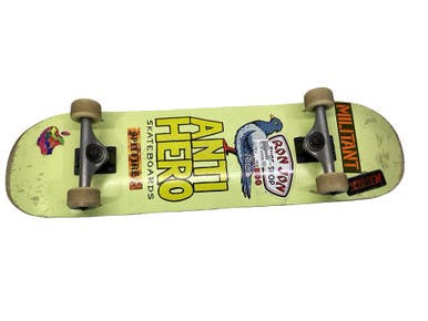 Used ANTI HERO SKATEBOARD PIGEON Complete Skateboard Yellow 8 1/4" 11347-S000268715