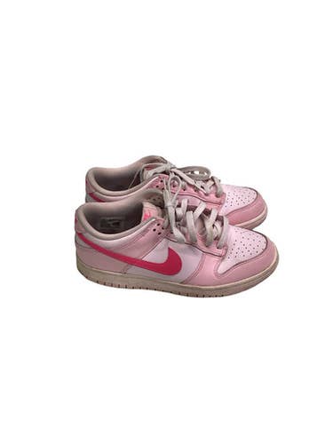 Used Nike DUNK LOW TRIPLE PINK Basketball Shoes W Pink Youth 07.0 11347-S000268704