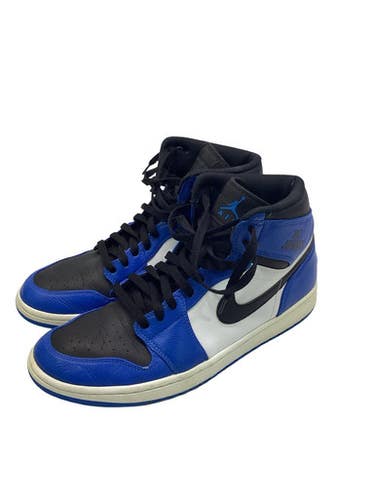 Used Nike AIR Soccer Cleats Black And Royal Blue Junior 06 11347-S000268673