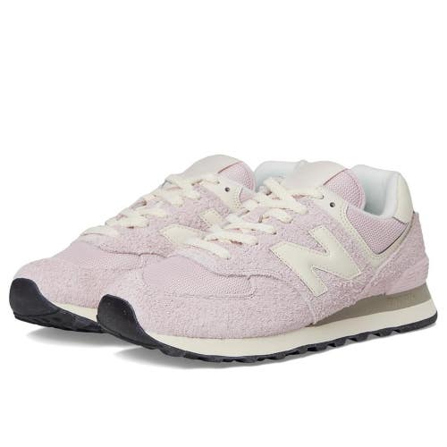 New Balance 574 U574BWE Sneakers Women's 9.5B Pink Suede Lifestyle Shoes RHS8392