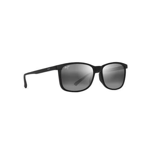 Maui Jim Hulili MJ672 Men's Sunglasses Matte Black With Neutral Gray Lens WAZZ19