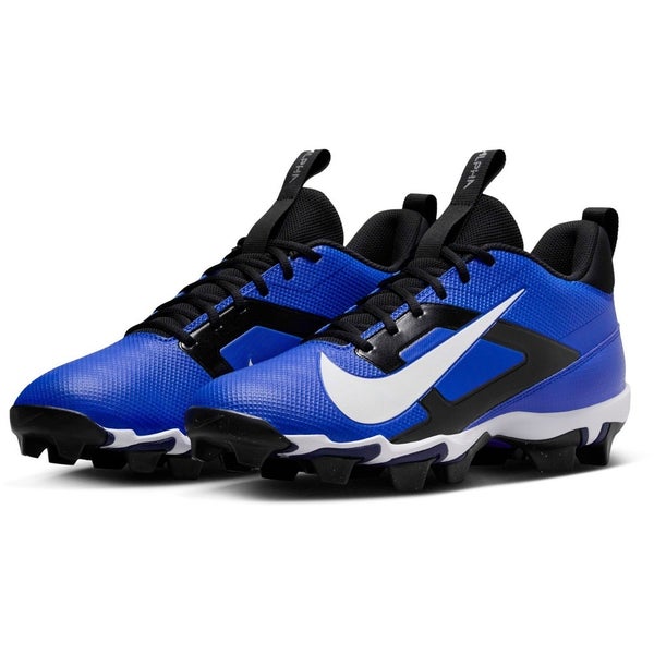 Nike Alpha Menace 4 Shark FN0028-400 Boots Men's 12 Blue Football Cleats RHS8402