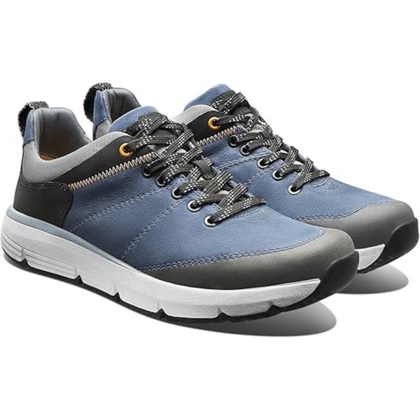 Samuel Hubbard Camino Walker Sneakers Men's 8D Blue Nubuck Walking Shoes RHS3586