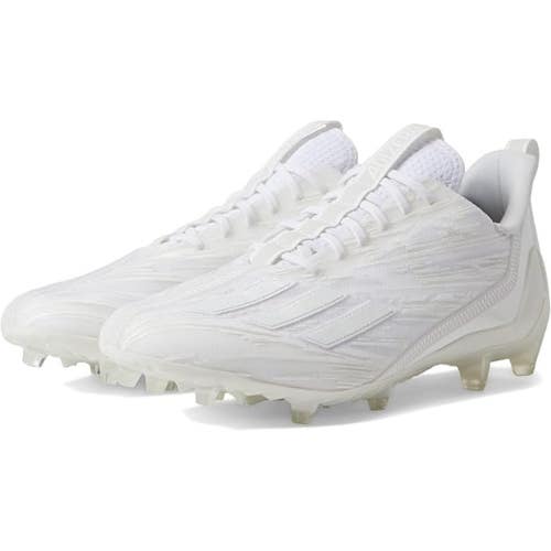 Adidas Adizero LTA58 Men's 10.5 White Lace Up Low Top Football Cleats RHS4022
