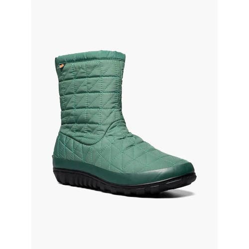 Bogs Snowday II Mid 72697-333 Women's US 9M Green Waterproof Winter Boot RHS3072