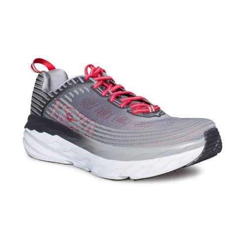 Hoka One One Bondi 6 1019269-ASGY Sneakers Mens 7.5D Alloy Running Shoes RHS4020