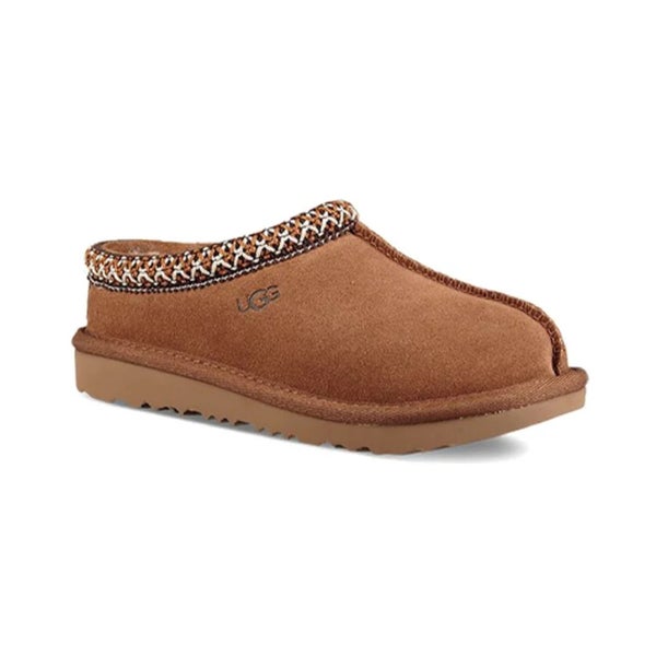 UGG Tasman II 1019066K-CHE Slipper Kids 6T Chestnut Wool Lined Cozy Shoe RHS8210