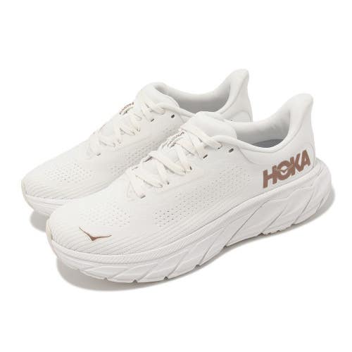Hoka One One Arahi 7 1147851-BSG Sneakers Women's 8B White Running Shoes RHS8188