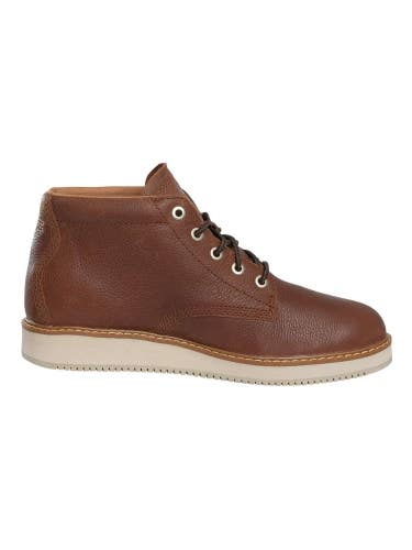 Timberland Redwood Edge Boots Men's US 13 Brown Leather Ankle Chukka MEW602