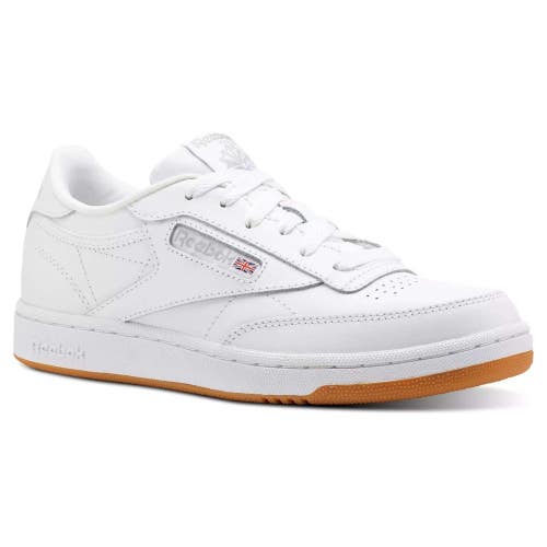 Reebok Club C 100000213 Sneaker Kids US 6.5 White Leather Lifestyle Shoes NR7780
