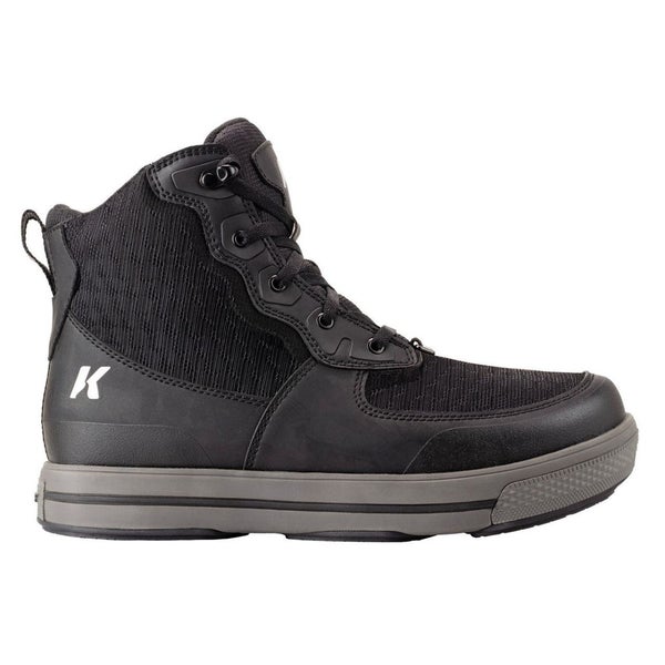 Korkers Stealth FB9200 Sneaker Men's Black Lace Up Round Toe Wading Boots LIQ515