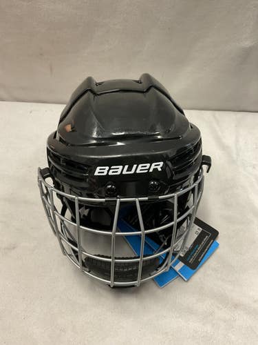 Used Bauer ADJUSTABLE YOUTH Hockey Helmet Only Black One Size 11490-S000272835