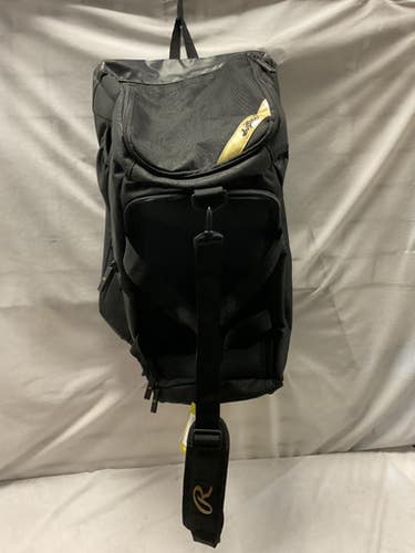 Used Rawlings GOLD COLLECTION HYBRID DUFFLE BB/SB Player Carry Bag Black 11490-S000272814