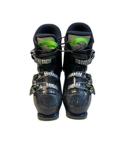 Used Rossignol COMP J SZ 1 Boys DH Ski Boot Black 205 MP - J01 11706-S000376576