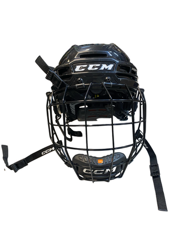 Used CCM FM 780 M Helmet Cage Combo Navy Blue MD 11706-S000376547