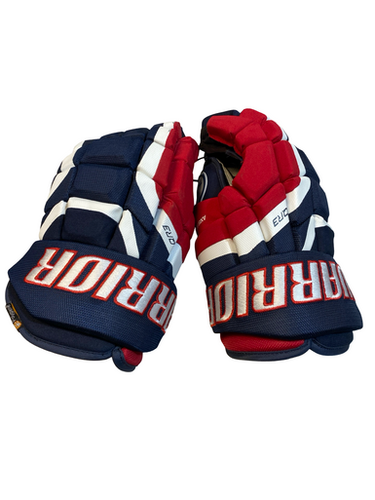 Used Warrior QR3 Senior Gloves Navy Blue 14" 11706-S000376543