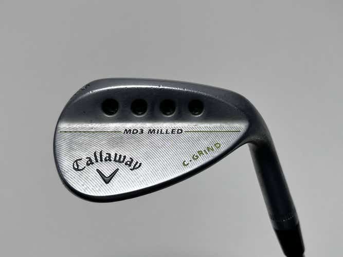 Callaway MD3 Milled Chrome C-Grind Sand Wedge SW 56* 10 Wedge Steel Mens RH
