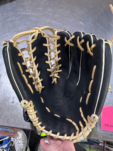 Used SPORTZ DRIP TRAPEZE STYLE BB/SB Glove RH Throw Black 12 3/4" 11605-S000218765