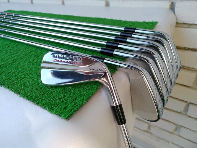 KIRKLAND Signature Tungsten Forged (4i-PW) Iron Set w/ ELEVATE 115g Stiff Shafts