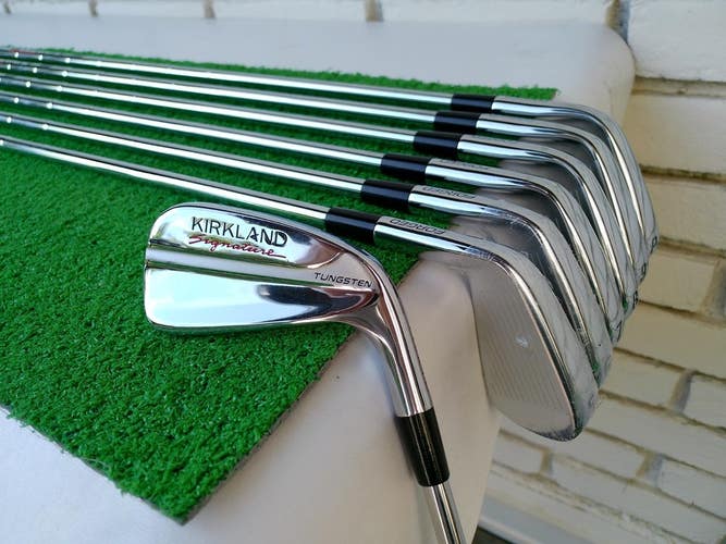 KIRKLAND Signature Tungsten Forged (4i-PW) Iron Set w/ ELEVATE 115g Regular Flex