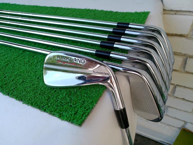 KIRKLAND Signature Tungsten Forged (4i-PW) Iron Set w/ ELEVATE 115g Regular Flex
