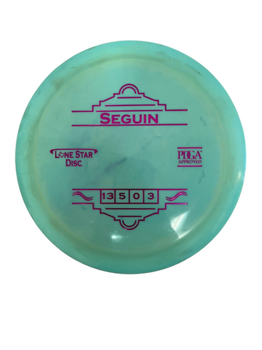 Used Lone Star Disc Alpha Seguin 176g Disc Golf Driver Turquoise  11692-S000150751