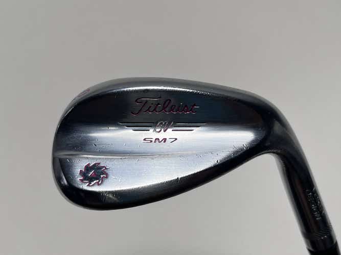 Titleist Vokey SM7 Tour Chrome Wedge 60* 14 Bounce K-Grind Wedge Steel Mens RH