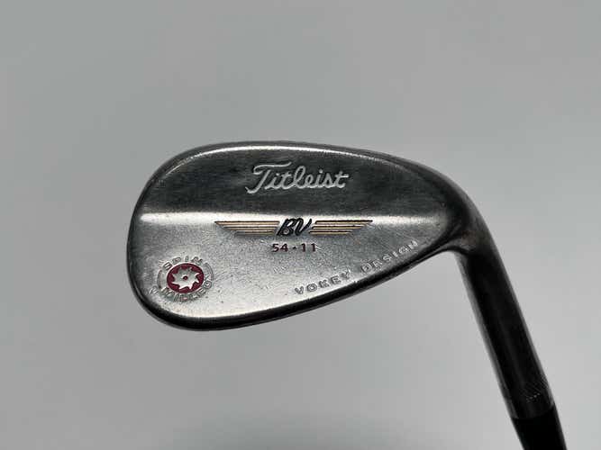 Titleist Vokey Spin Milled Black 2009 Wedge 54* 11 Bounce Wedge Steel Mens RH