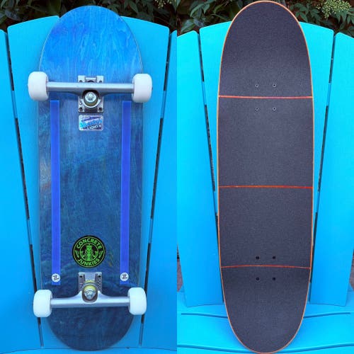 Prime Skateboards Egg Shape Complete Skateboard 9.0” - Ace 99 Trucks Girl Wheels