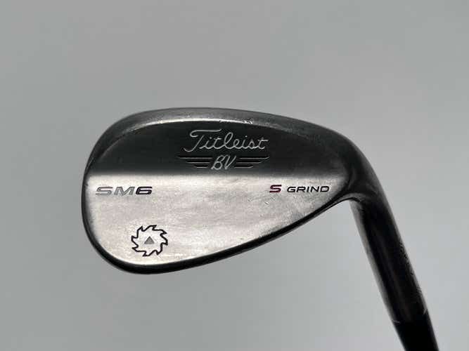 Titleist Vokey SM6 Steel Grey Wedge 54* 10 Bounce S-Grind Wedge Steel Mens RH